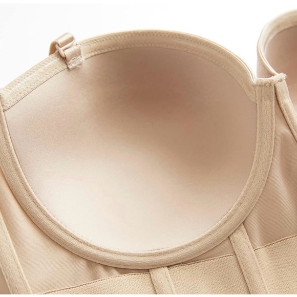 SEA BBOT Women Longline Strapless Bra Full Figure Corset Bra Hide Back Fat - Picture 5 of 10